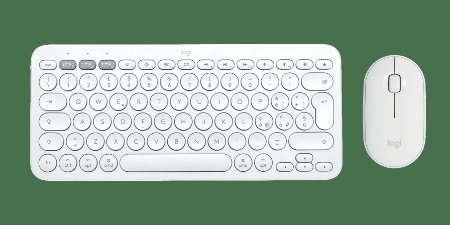 Souris Logitech | Clavier K380 Pour Mac Multidispositif + Souris M350 Logitech Pebble