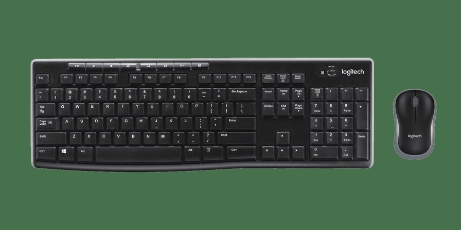 À usage pédagogique Logitech | Ensemble Clavier Et Souris Sans Fil Mk270